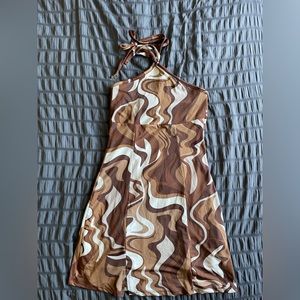 nwt! streetwear society halter neck bodycon dress!